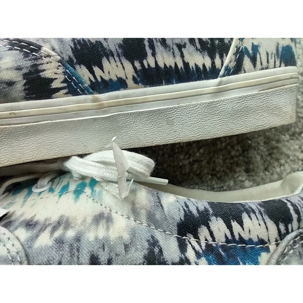 Vans Tye-Dye Blue Women's Shoes‎ Sneakers Size 11 Lace Up